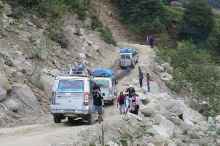 Kathmandu- Salleri Jeep/Bus ride