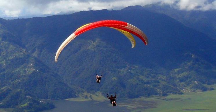 Paragliding in Nepal