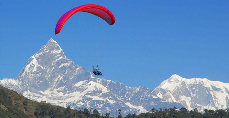 Paragliding in Nepal